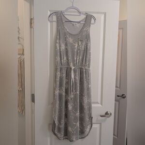 Gilli- Gray Sleeveless Sweatshirt  Dress with Pocket